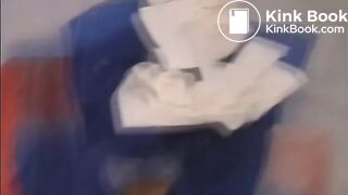 Milf pooping on the floor