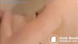 Rockchick huge poop on green towel