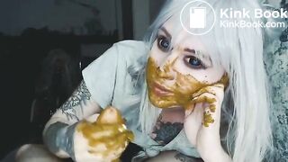 SBP-Piss drinking and awsome shitty blowjob