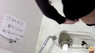 Japanese girl drops a healthy-looking log