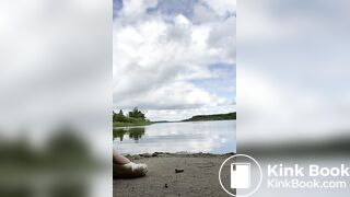 a little shit outside