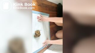 Perfect ass, huge mound of shit