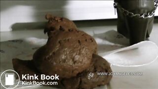 Nathalie's big dump on the floor