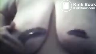 Shit Pig Smearing Shit On Her Huge Tits