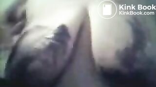 Shit Pig Smearing Shit On Her Huge Tits