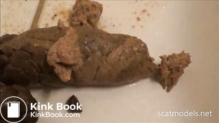Tegan drops a big heavy poop on the floor