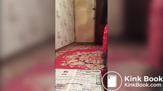 Russian girl poops two enormous rocks