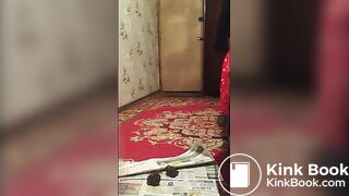 Russian girl poops two enormous rocks