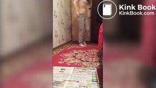 Russian girl poops two enormous rocks