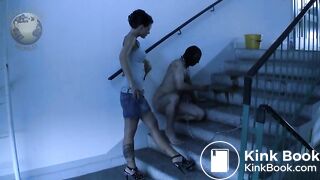 German Scat Femdom fucks Toiletslave