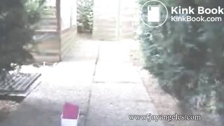 Big fat poop in the garden