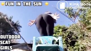 FUN IN THE SUN OUTDOOR SCAT GIRLS compilation