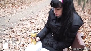 Pissing and pooping in the forest
