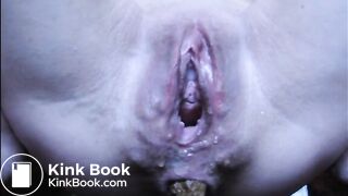 Mature bbw shitting closeup
