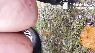 OUTDOOR BACKDOOR DROPS! PUBLIC SCAT SLUTS COMPILATION