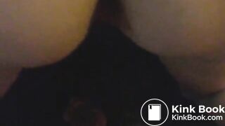 Giving daddy a dirty blowjob