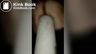 SHIT ON A POST NIGHT TIME OUTDOOR low quality