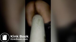 SHIT ON A POST NIGHT TIME OUTDOOR low quality