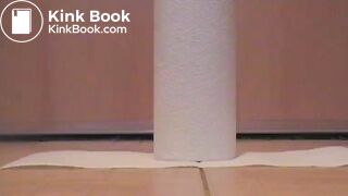 Dropping a long smooth log