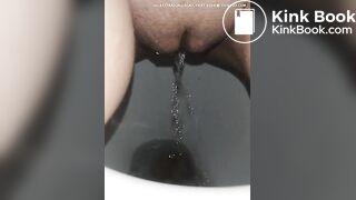 Girl pooping