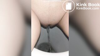 Girl pooping