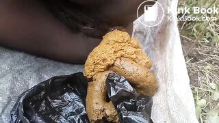 Biggest pile of poop from ebony goddess