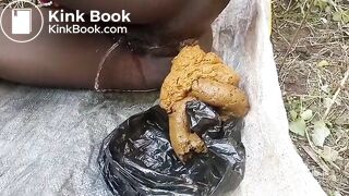 Biggest pile of poop from ebony goddess