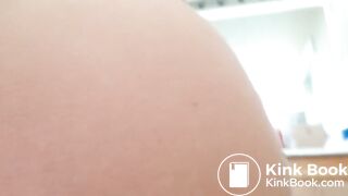 Bathtub closeup poop