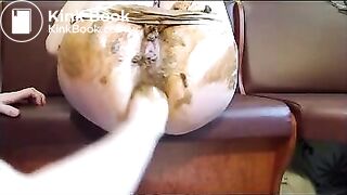 Lesbians enema fisting shitting and squirting