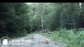 Big poop in the pine woods