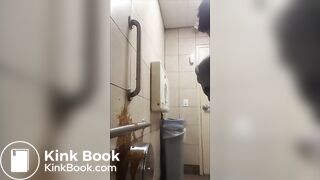 Public bathroom diarrhea explosion