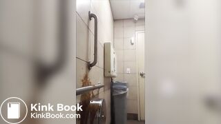 Public bathroom diarrhea explosion