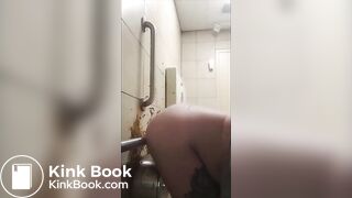 Public bathroom diarrhea explosion