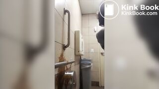 Public bathroom diarrhea explosion
