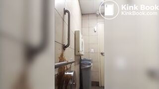 Public bathroom diarrhea explosion