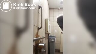 Public bathroom diarrhea explosion