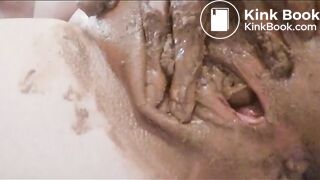 Double shitty finger fuck – shit in pussy