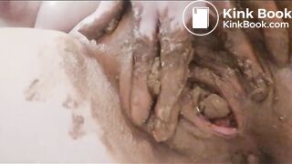 Double shitty finger fuck – shit in pussy