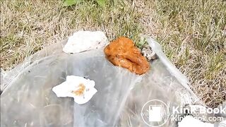 Mature Woman shitting