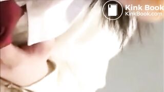 Sensual scat eating