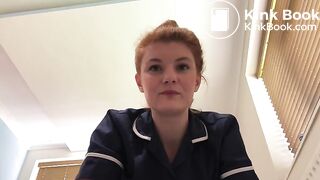 Strict nursing sister Hayley makes you eat her shit