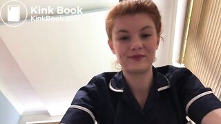 Strict nursing sister Hayley makes you eat her shit
