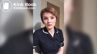 Strict nursing sister Hayley makes you eat her shit