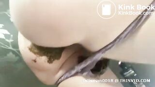 Pushing A HUGE pile thru panties