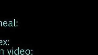 Blonde has an urgent pee and poop