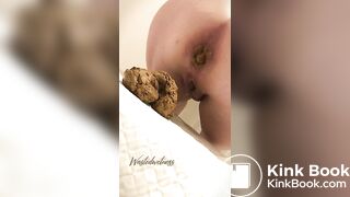 Birthing a big soft shit