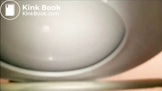 huge fart and poop for this  girl