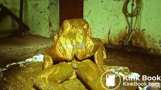 Halloween Sale - Betty and Frankys Cowshit Adventure - scat couple fucking in cow shit on a farm