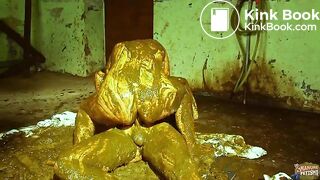 Halloween Sale - Betty and Frankys Cowshit Adventure - scat couple fucking in cow shit on a farm