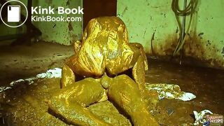 Halloween Sale - Betty and Frankys Cowshit Adventure - scat couple fucking in cow shit on a farm
